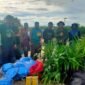 Plt Kepala Dinas Perkebunan Fakfak, Widhi Asmoro Jati, ST, MT memberikan bantuan berupa peralatan penyiraman, pupuk, dan dana,  berharap konsep 1 Kampung 1 Produk unggulan dapat meningkatkan kesejahteraan masyarakat melalui pemanfaatan potensi unggulan di setiap kampung.